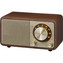 sangean A500407 Genuine Mini WR-7, cherry dark wood